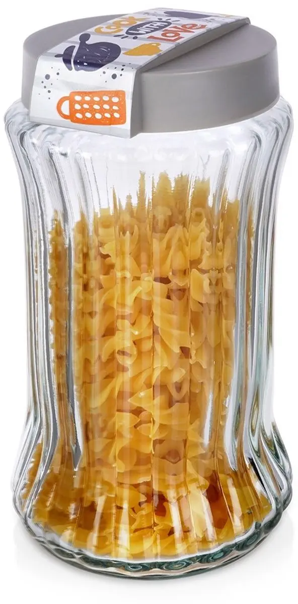 Excellent Houseware Glazen Container 1.7L