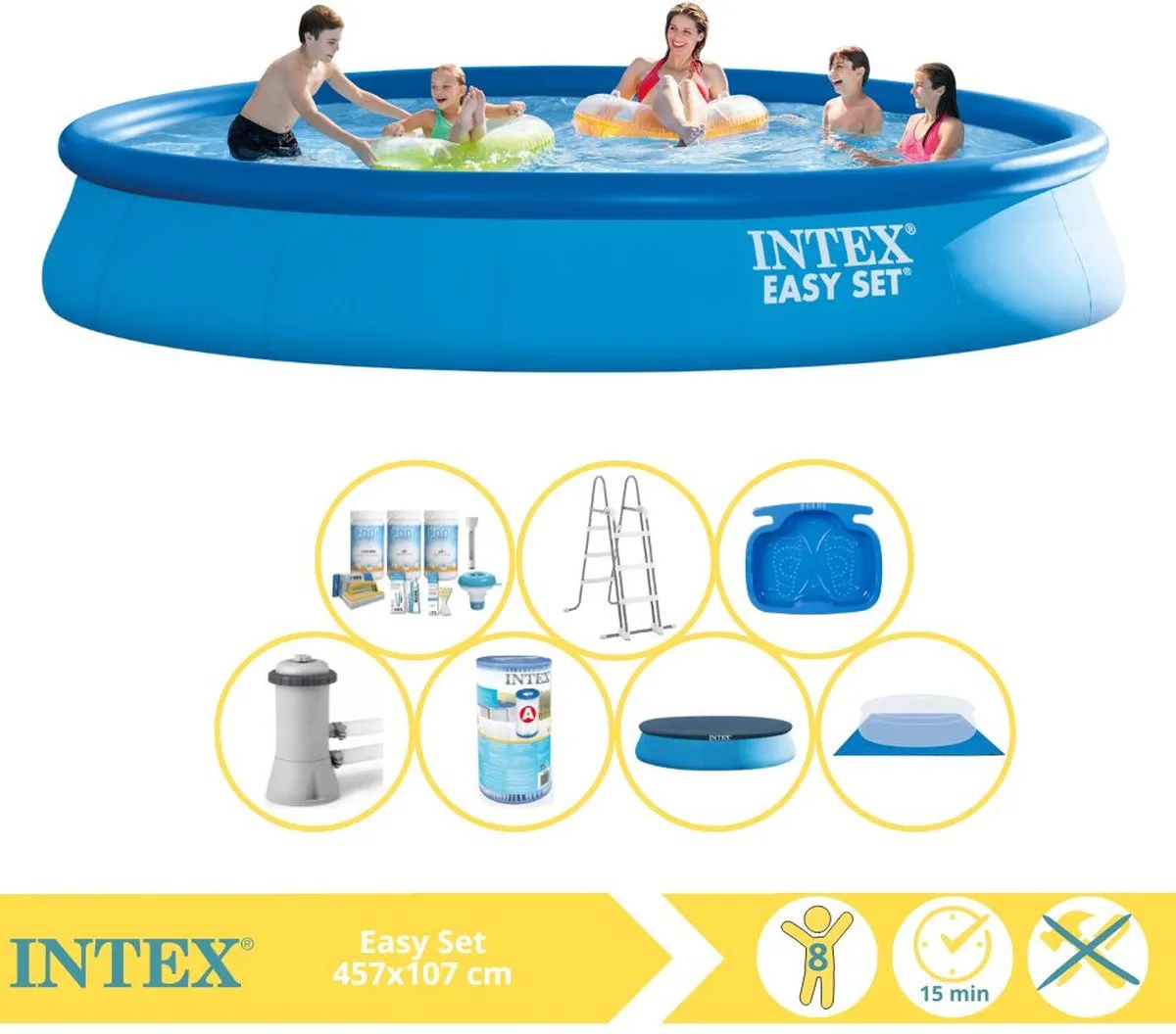 Intex Easy Set Zwembad 457x107cm