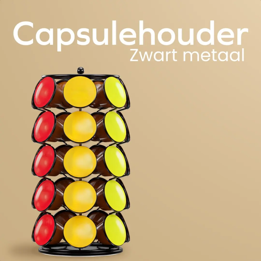 KitchenBrothers KB1000638 Capsulehouder Dolce Gusto - 35 Stuks - Zwart