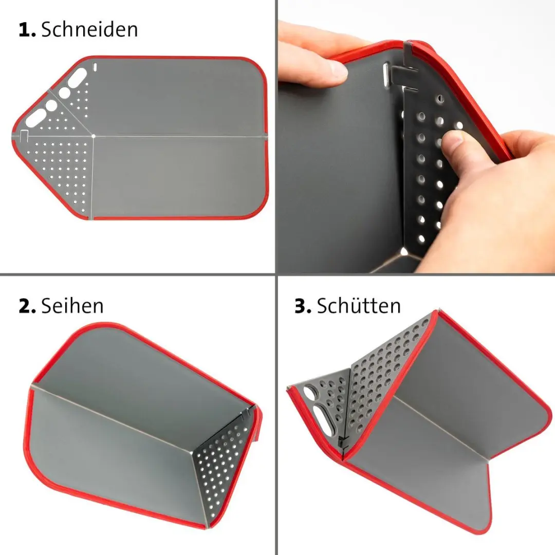Westmark Snijplank 3-in-1 - Grijs