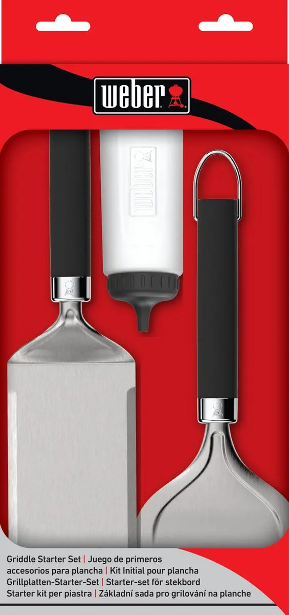 Weber 3-delige Bakplaat Set - Zwart