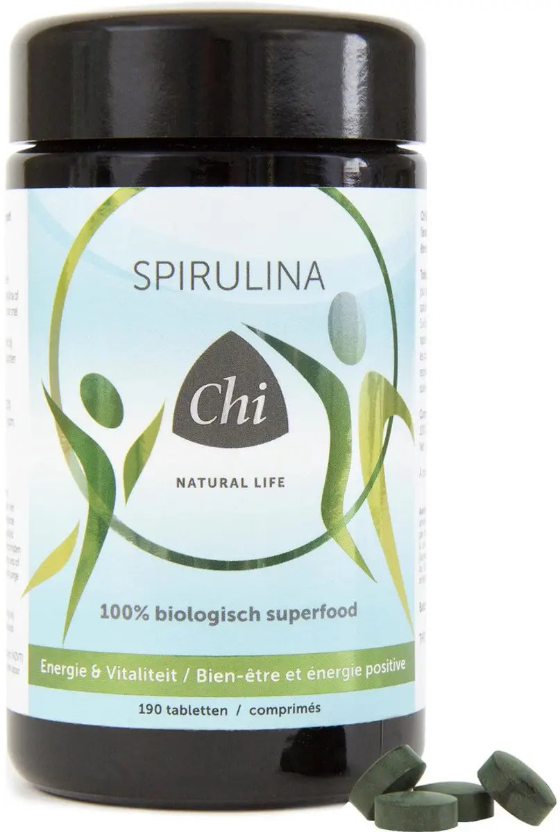 Chi Natural Life Spirulina 500mg - 190 Tabletten