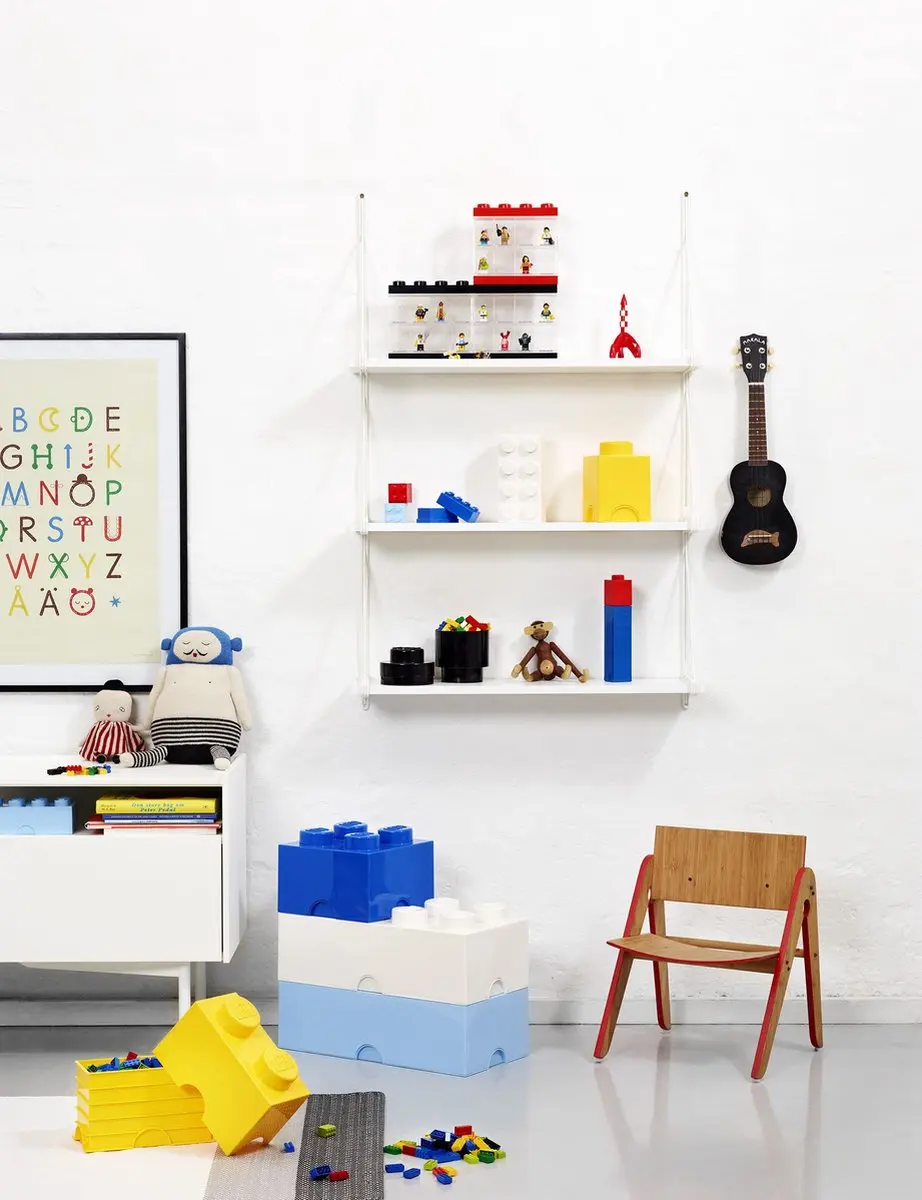 LEGO Opbergbox Mini Brick 8 - Blauw