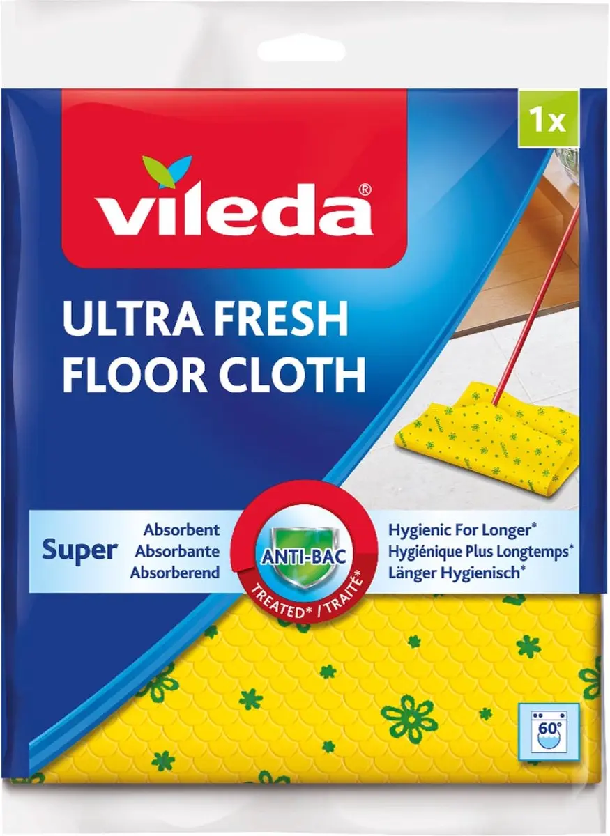 Vileda Dweil - 2 Stuks - Geel