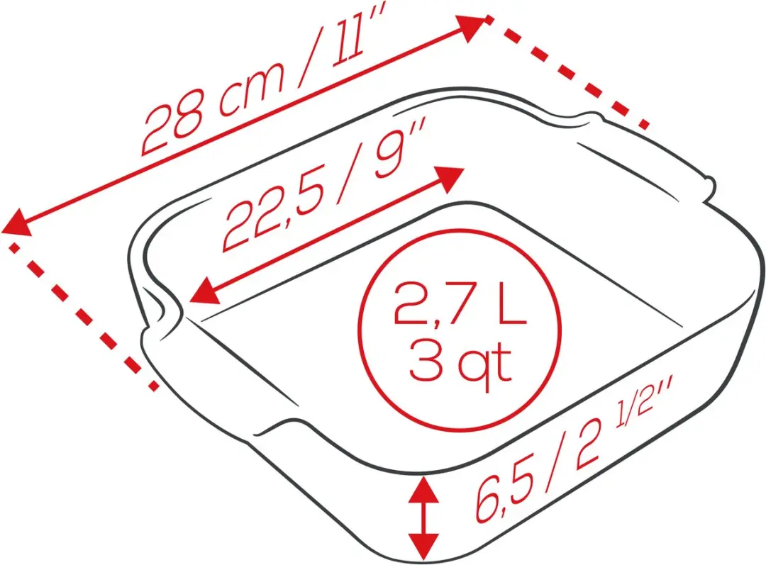 Peugeot Appolia Ovenschaal 28cm - Bosgroen