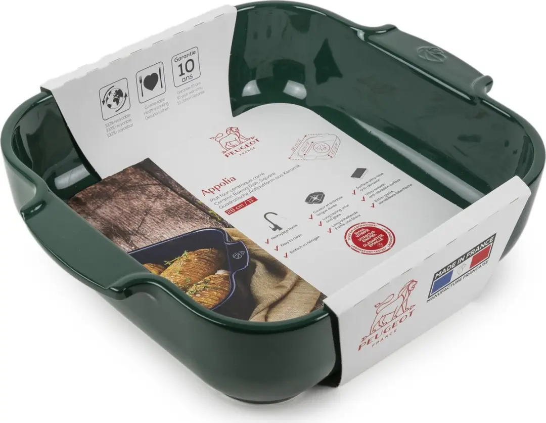 Peugeot Appolia Ovenschaal 28cm - Bosgroen