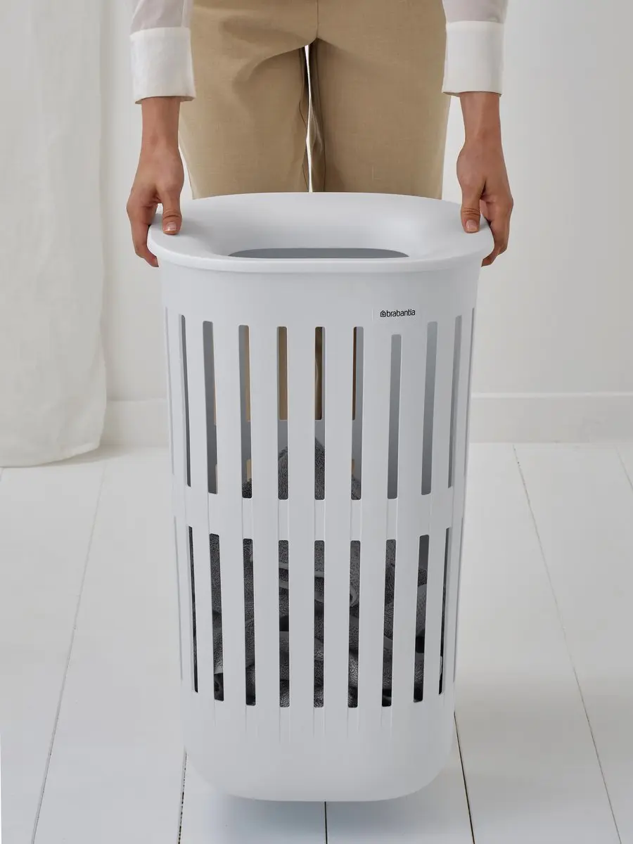 Brabantia Collect-It Wasmand 55L - Set van 2 - Wit
