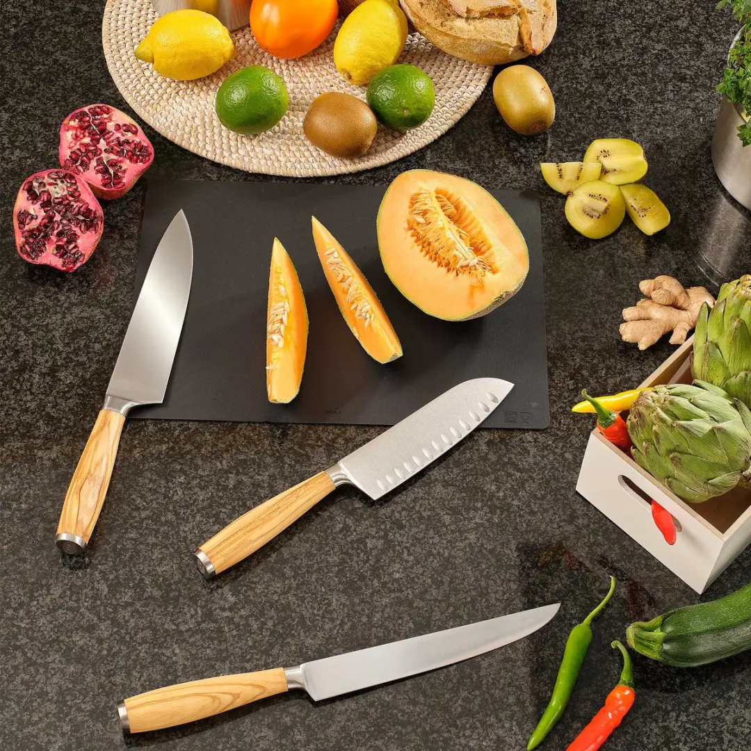 Rösle Artesano Santoku Mes 16cm - Olijfhout