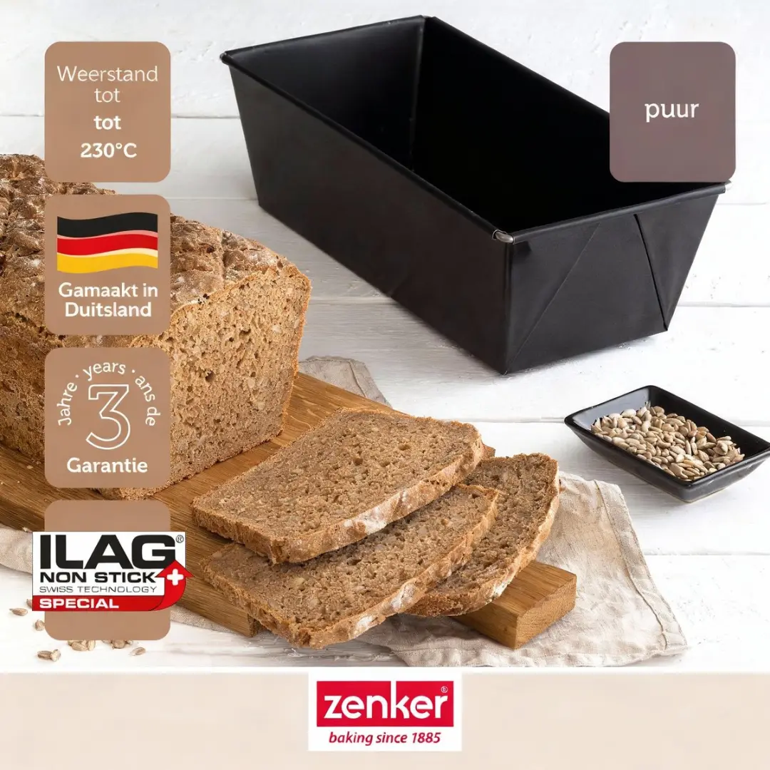 Zenker Pure Uitrekbare Cakevorm 28-40cm - Zwart