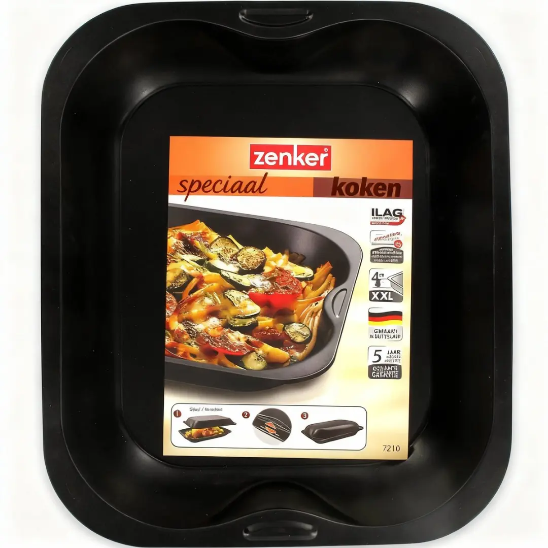 Zenker Special Cooking 7210 Ovenschaal - 28x23cm - Zwart