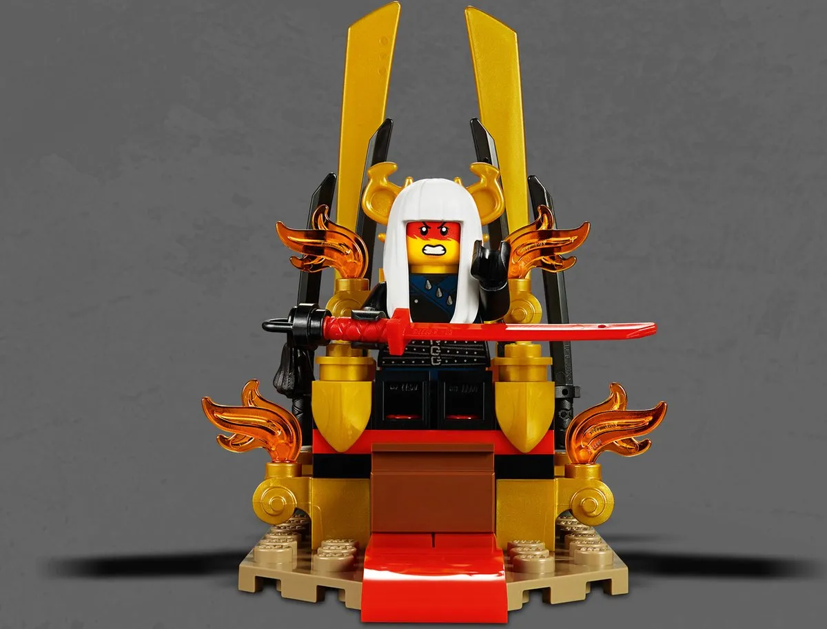 LEGO Ninjago Troonzaalduel 70651 - 221 Stukken - 5 Minifiguren - afbeelding 6 van 6
