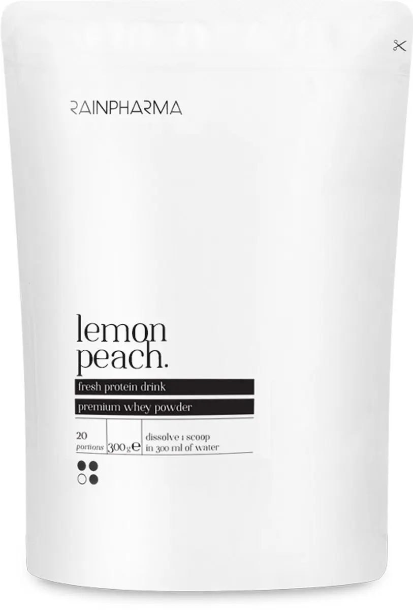 RainPharma Clear Whey Isolate Lemon Peach 330g - 20 Porties