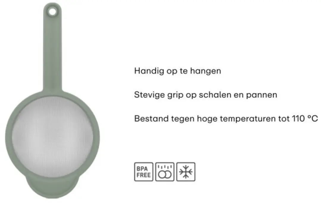Mepal Zeef Chef it 16.7cm - Chalk - afbeelding 6 van 6