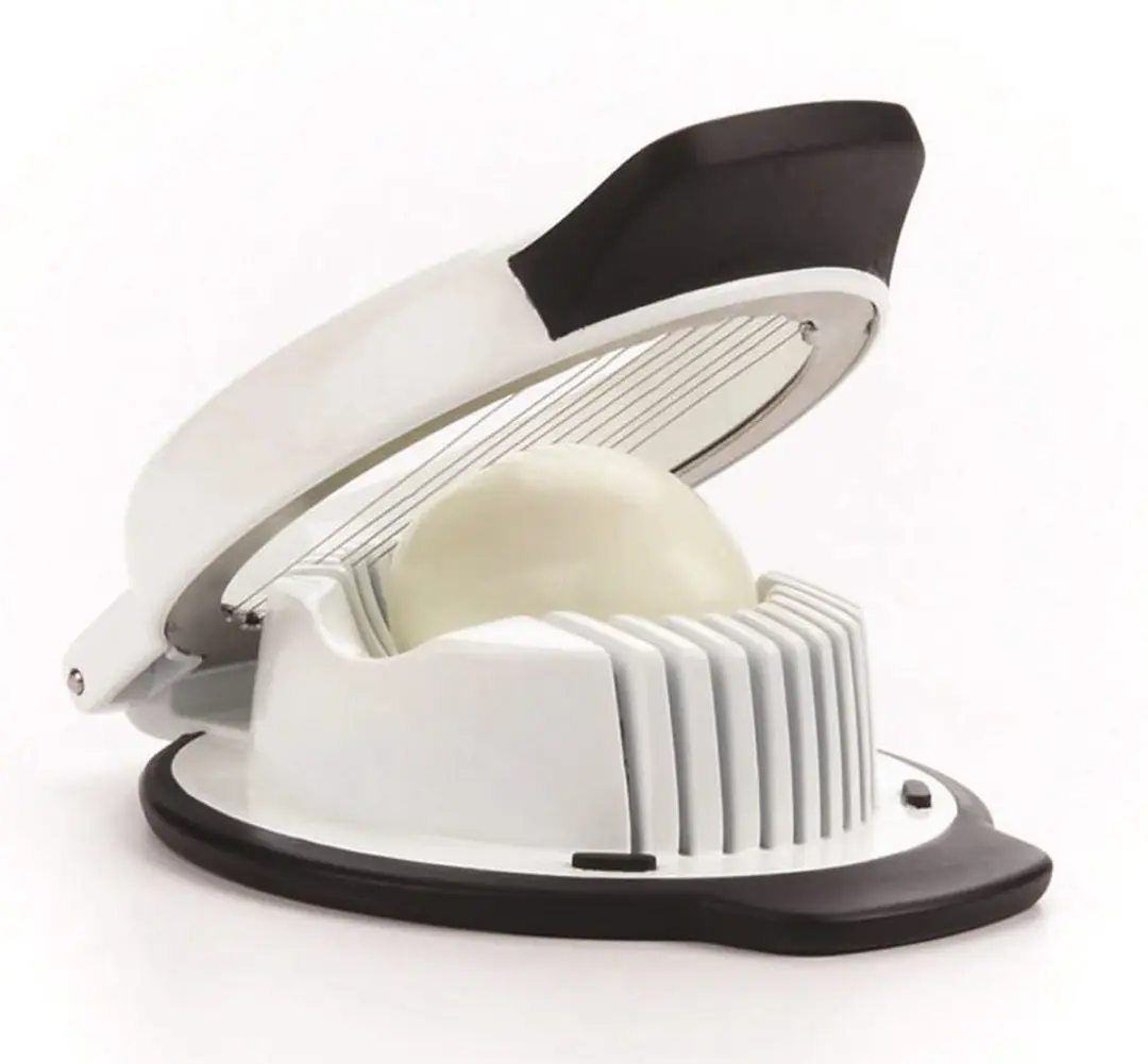 OXO Eiersnijder - Ronde/Ovale Plakjes - Wit