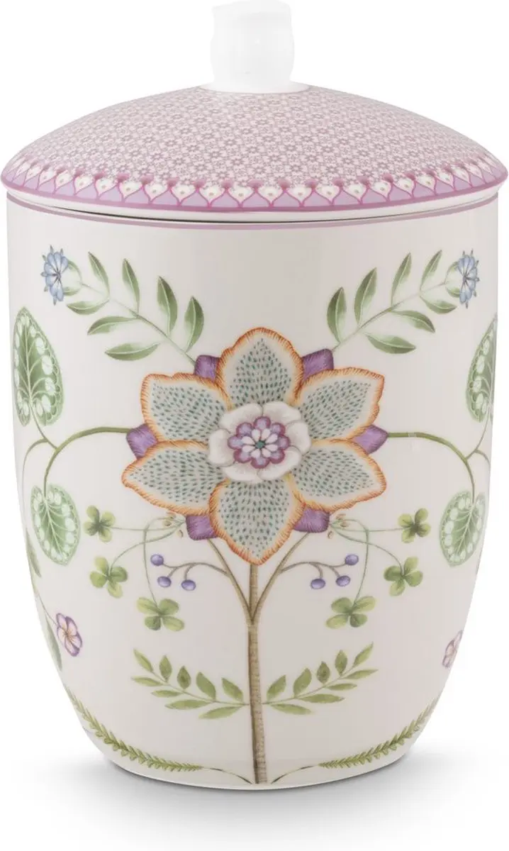 Pip Studio Storage Jar Lily & Lotus 1.5ltr