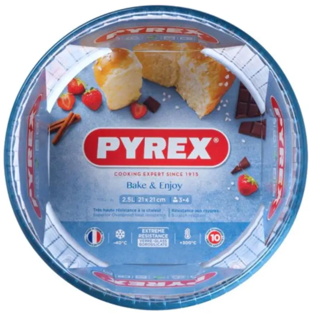 PYREX Soufflévorm 22cm Glas - Transparant