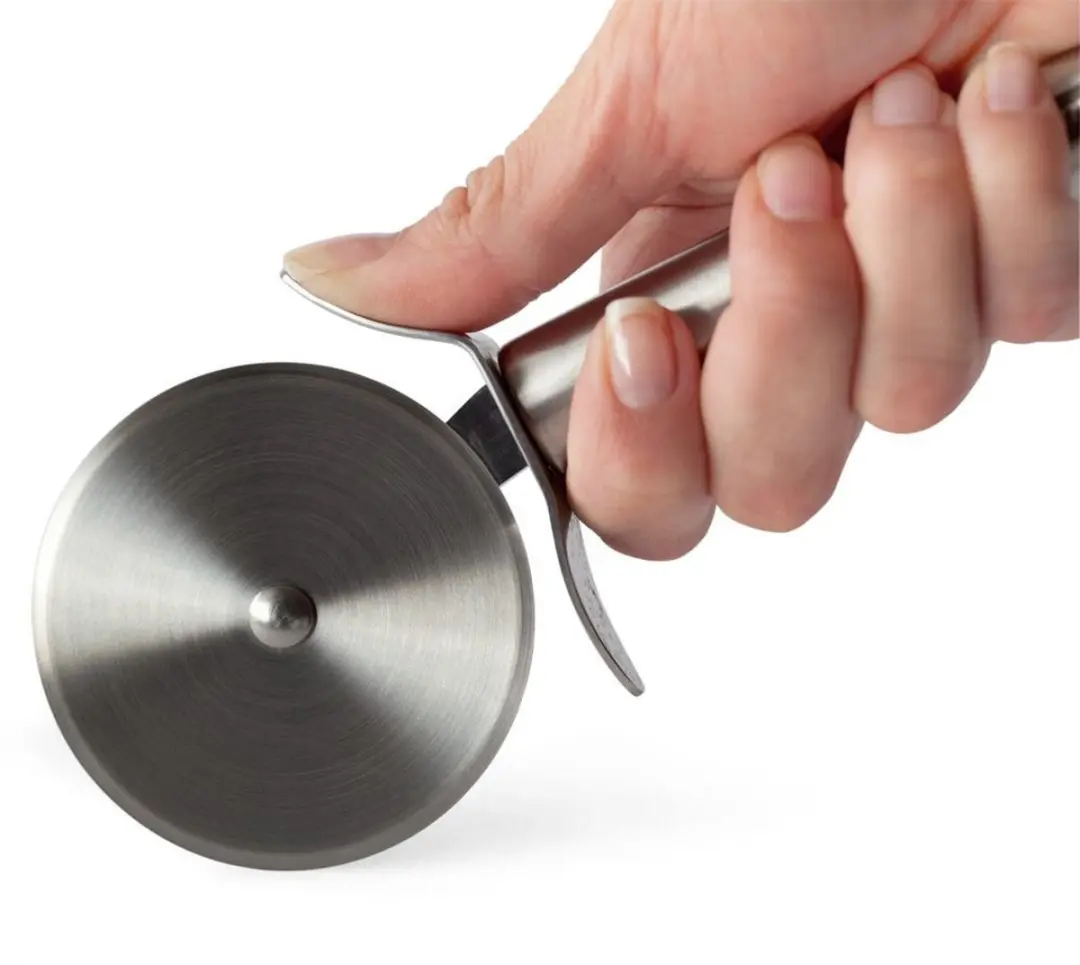 Excellent Houseware Pizzasnijder RVS 21cm - Zilver - afbeelding 6 van 6