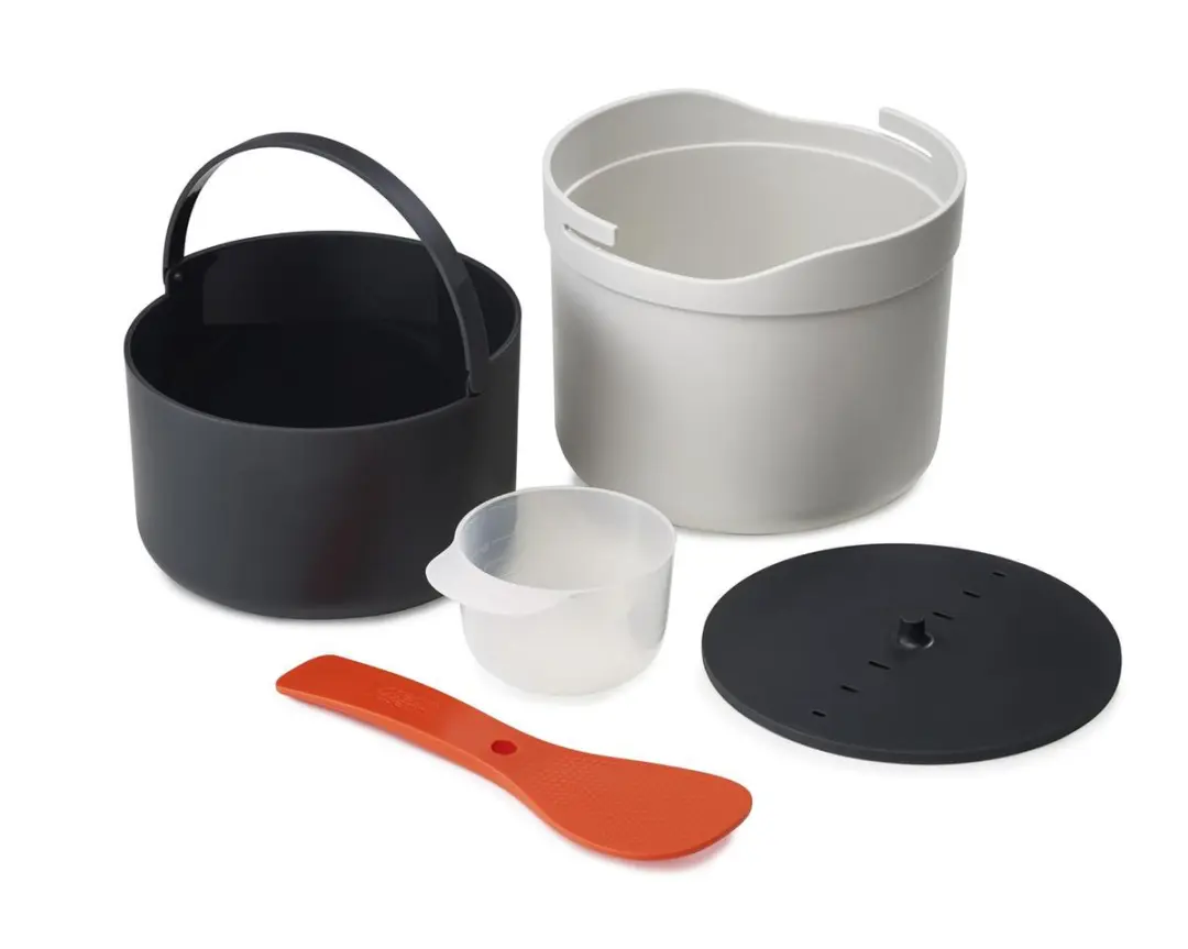Joseph Joseph M-Cuisine Magnetron Rijstkoker 2L - Set met vergiet