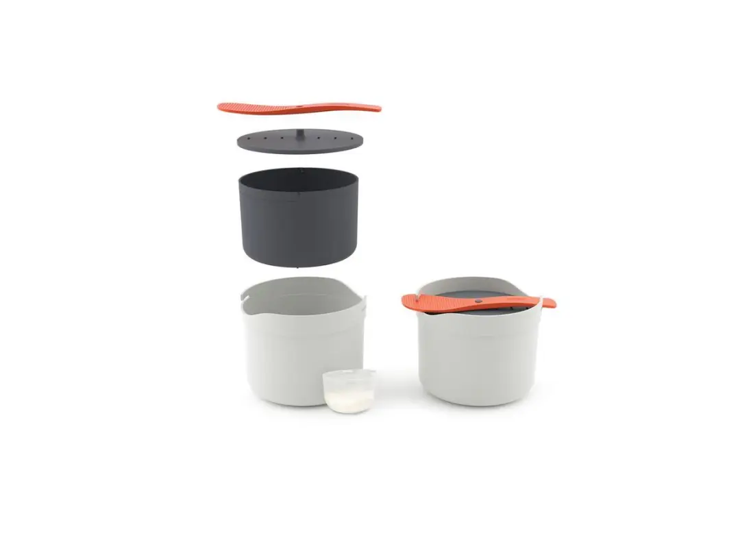 Joseph Joseph M-Cuisine Magnetron Rijstkoker 2L - Set met vergiet
