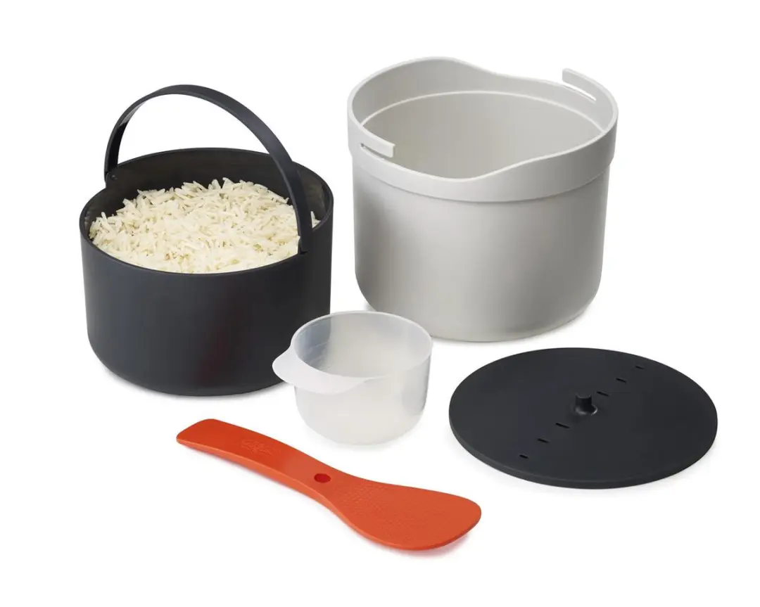 Joseph Joseph M-Cuisine Magnetron Rijstkoker 2L - Set met vergiet