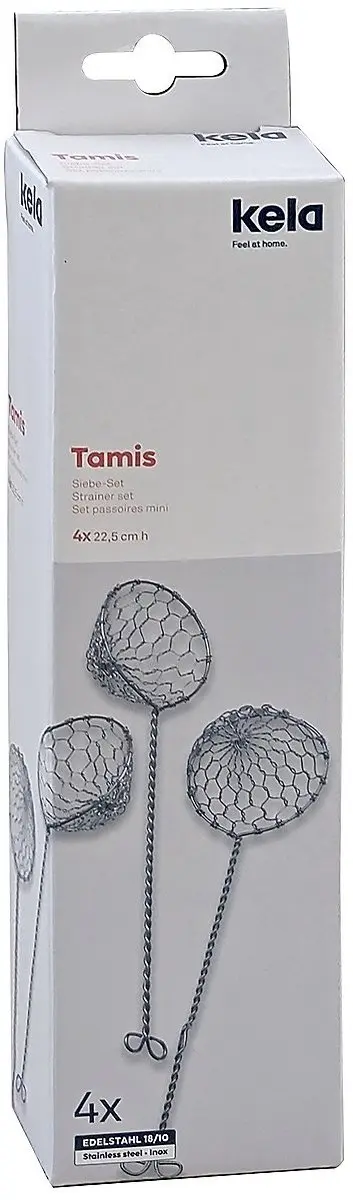 Kela Chinese Fonduenetjes 4-delig - Ø6cm - Zilver - afbeelding 6 van 6