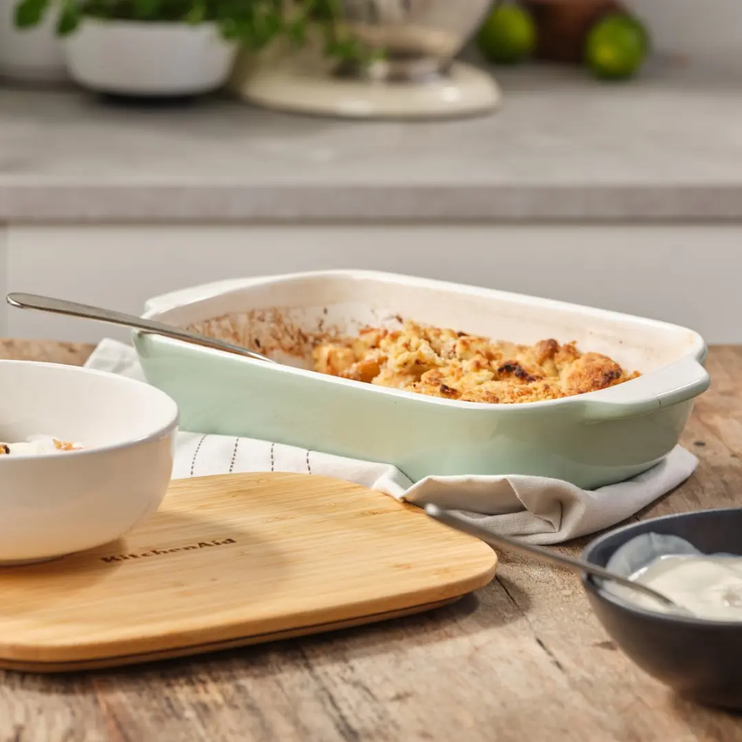 KitchenAid Ovenschaal met Bamboe Deksel 1,8L - Pistachegroen CC007425-001