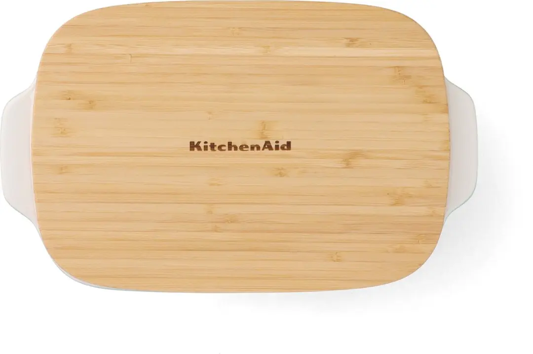 KitchenAid Ovenschaal met Bamboe Deksel 1,8L - Pistachegroen CC007425-001