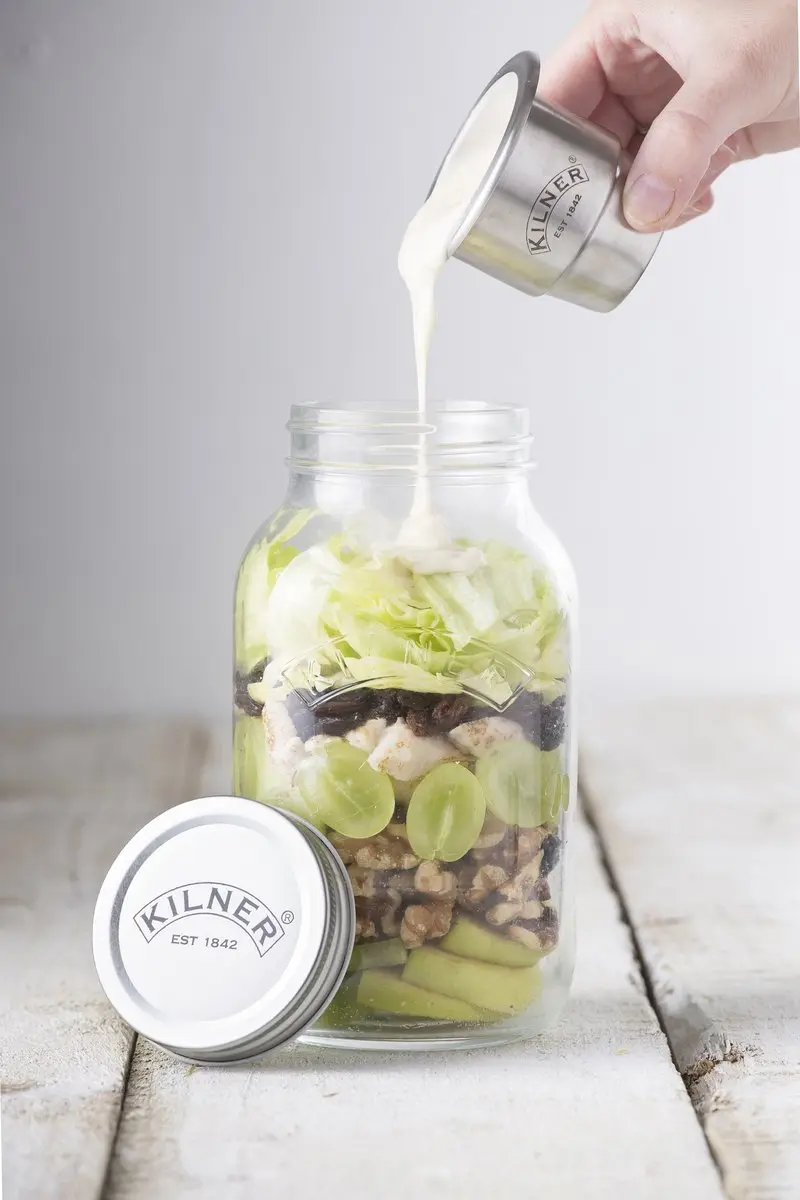 Kilner Food on the Go Glazen Voorraadbokaal 1L - RAY-0025-791