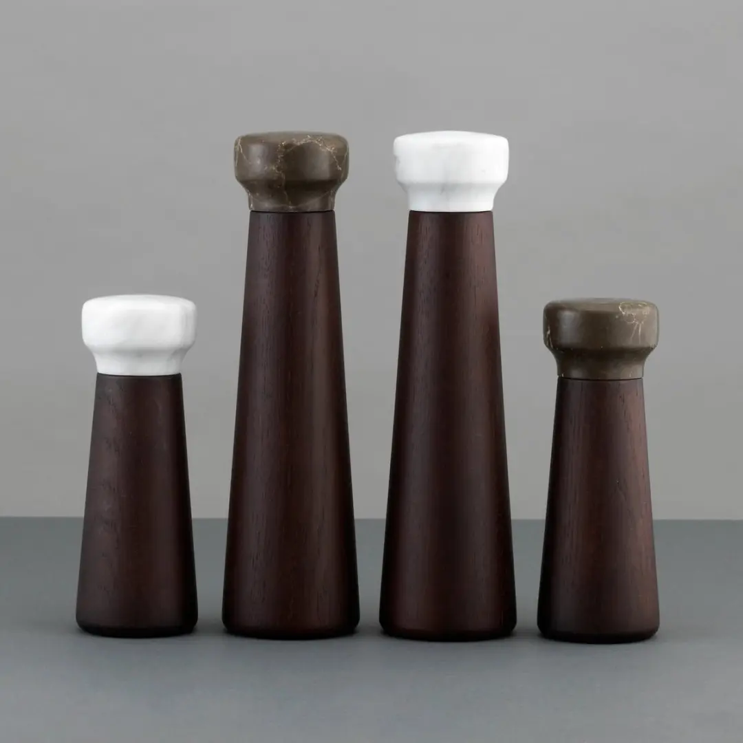 Normann Copenhagen Craft Zoutmolen Groot Eiken/Marmer Wit