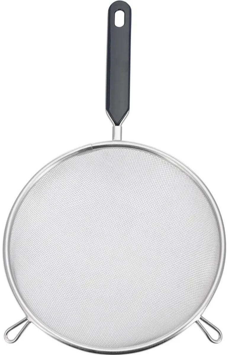 Westmark Huishoudzeef Traditionell 18cm - Roestvrij staal/Zwart
