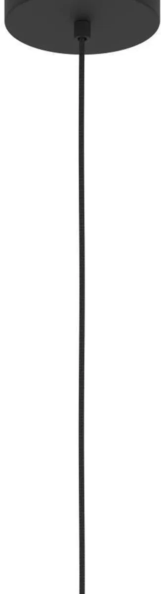 Eglo Tabley Hanglamp E27 - Ø38cm - Zwart/Crème/Zand