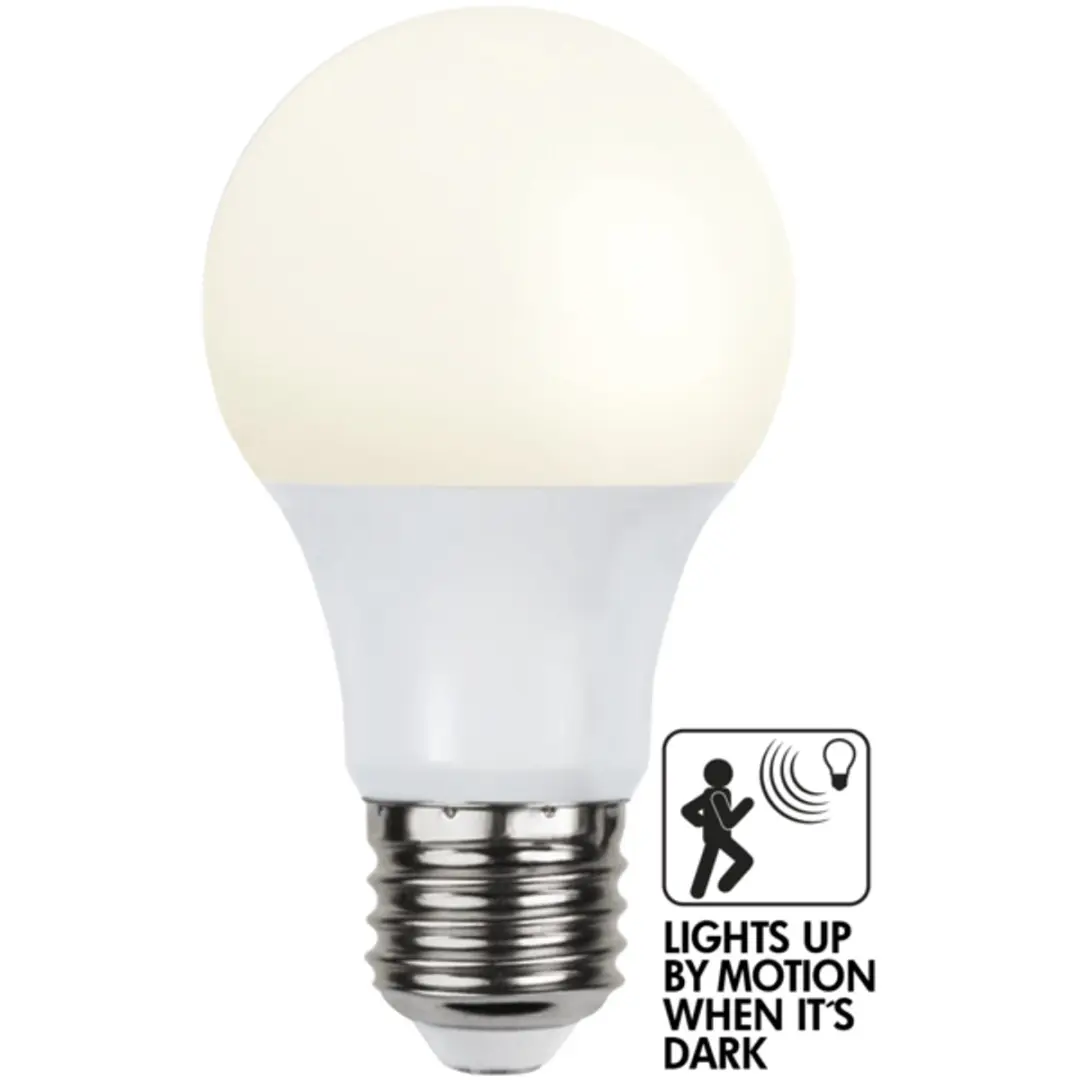 Star Trading Bewegingssensor E27 8.3W Extra Warm Wit - 3 Stuks