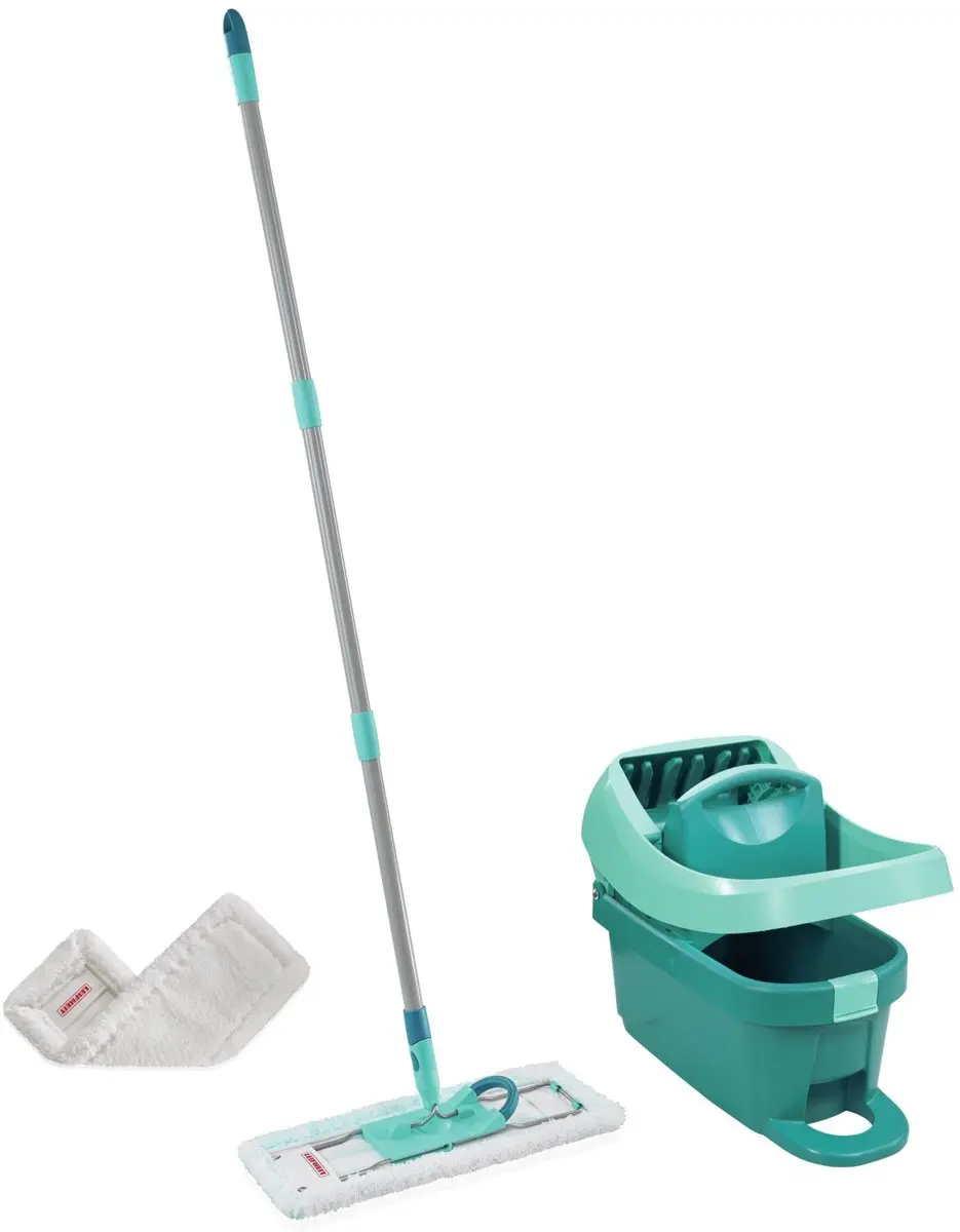 Leifheit Profi XL Set 55396 Wisdoekpers - 4-delige steel - Micro Duo & SuperDuster XL