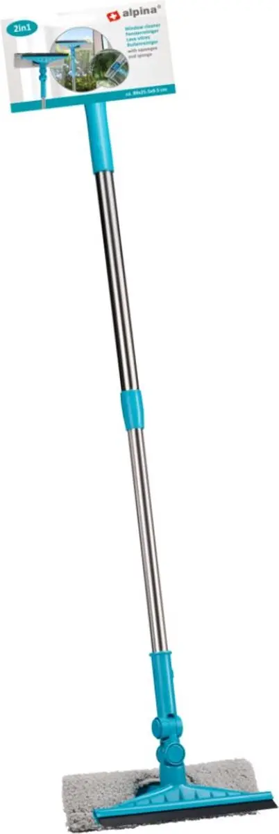 Alpina Raamwisser met Telescoopsteel - Blauw