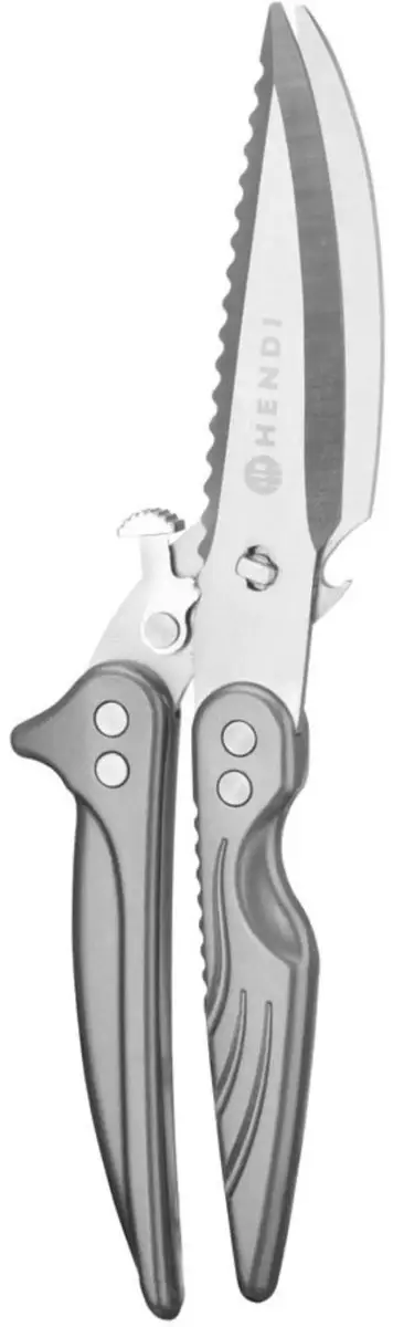 HENDI Wild- en pluimveeschaar 26,5cm - RVS & Aluminium - Demonteerbaar - afbeelding 6 van 6