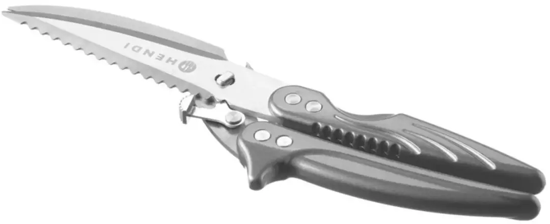 HENDI Wild- en pluimveeschaar 26,5cm - RVS & Aluminium - Demonteerbaar