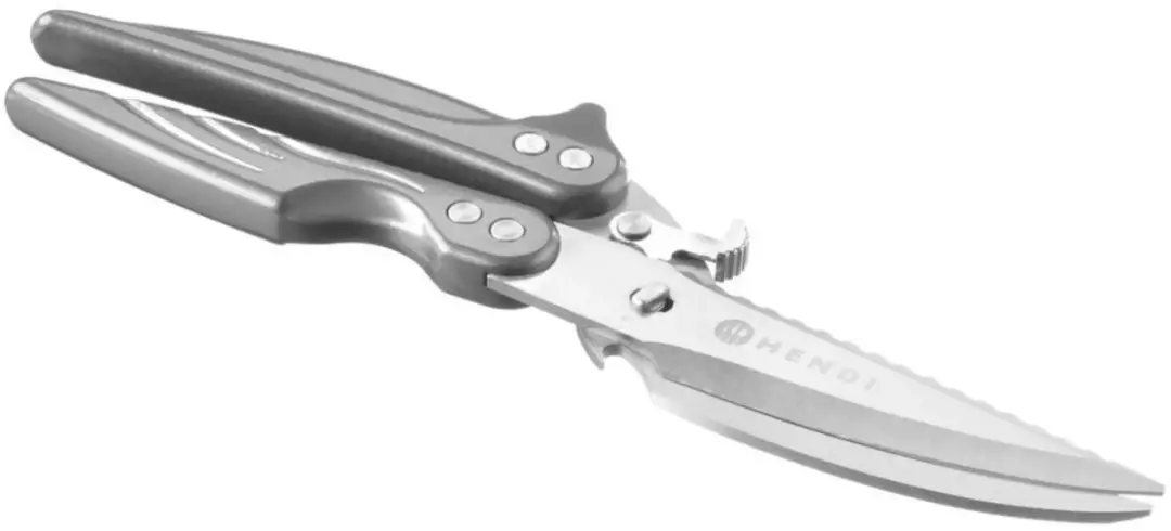 HENDI Wild- en pluimveeschaar 26,5cm - RVS & Aluminium - Demonteerbaar
