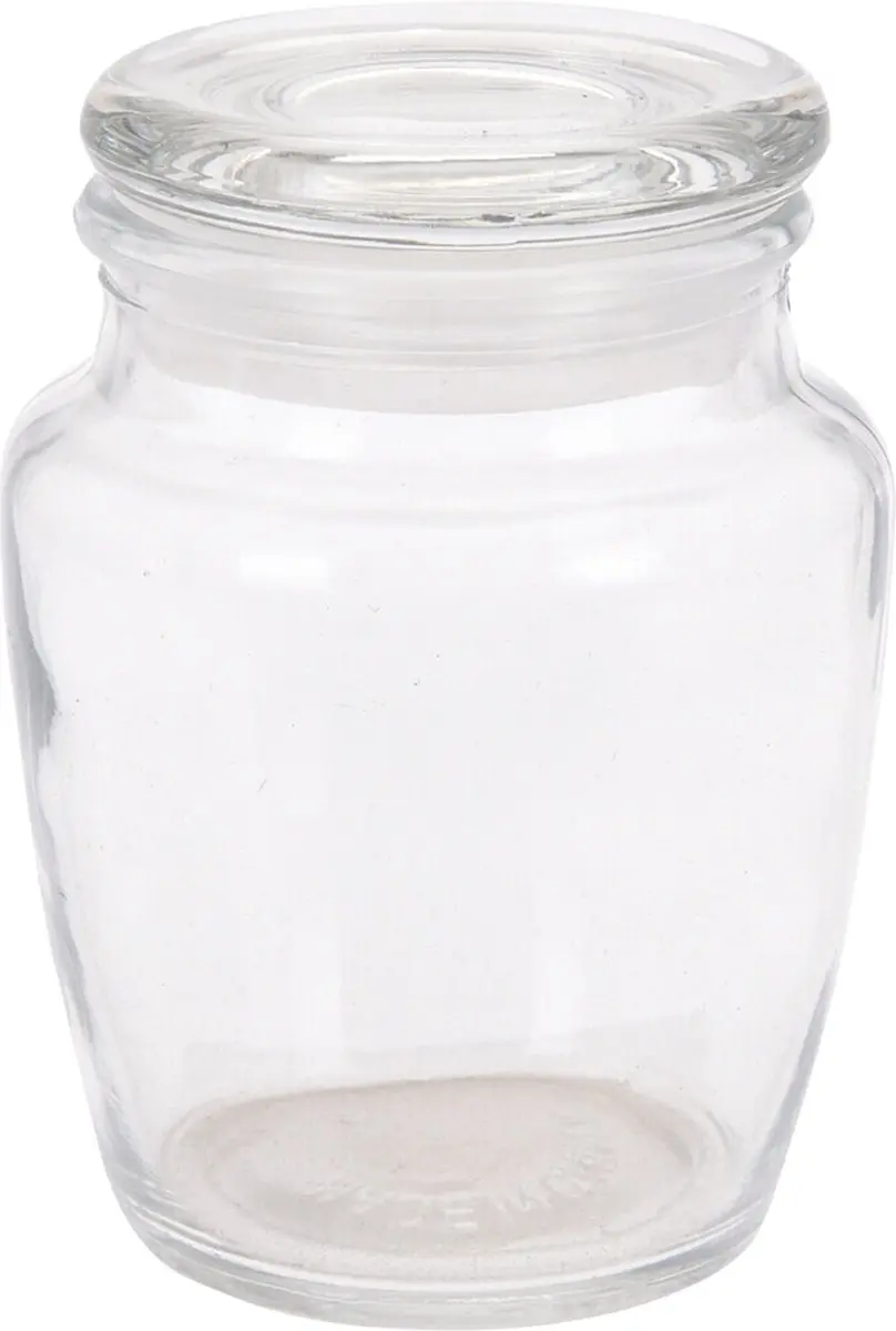 Excellent Houseware Voorraadpotjes 18x - 150ml - Transparant