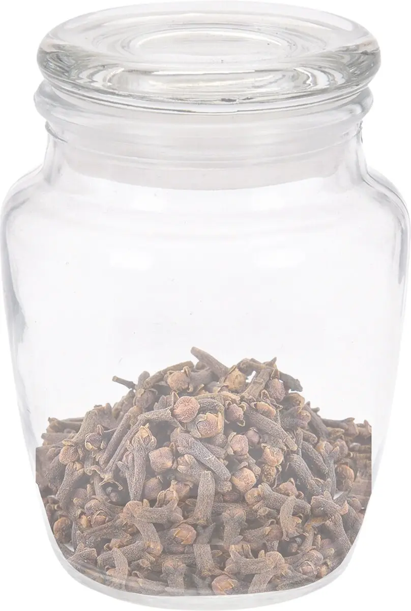 Excellent Houseware Voorraadpotjes 18x - 150ml - Transparant