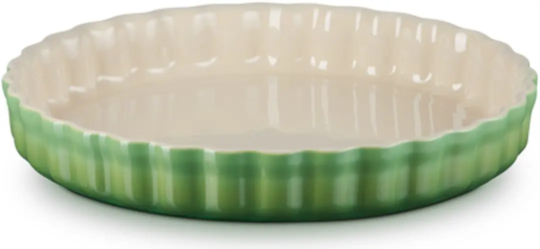 Le Creuset Taartvorm Bamboo Groen 28cm - 2,04L - afbeelding 6 van 6