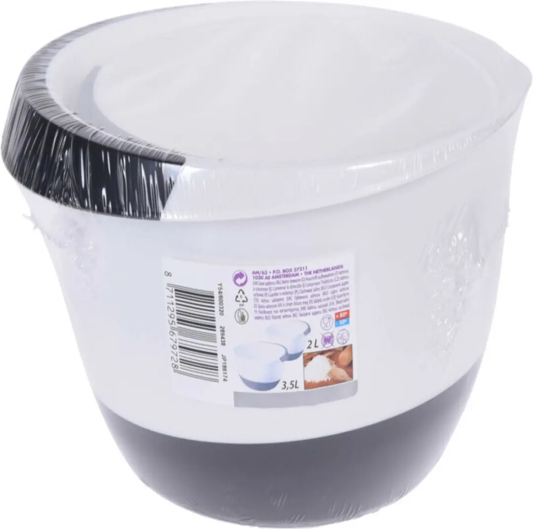 Excellent Houseware Mengkommen Wit - 23cm Ø - 3.5L - afbeelding 4 van 6