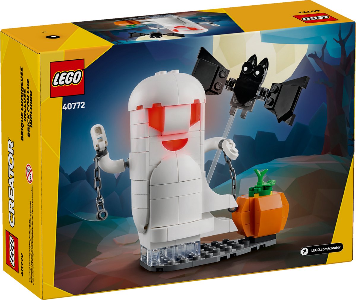 LEGO 40772 Creator - Vieringenserie Halloween: Lichtgevend Spook