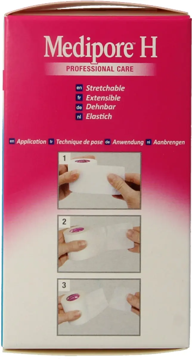 3M Medipore Hechtpleister 10cm x 5m - Wit