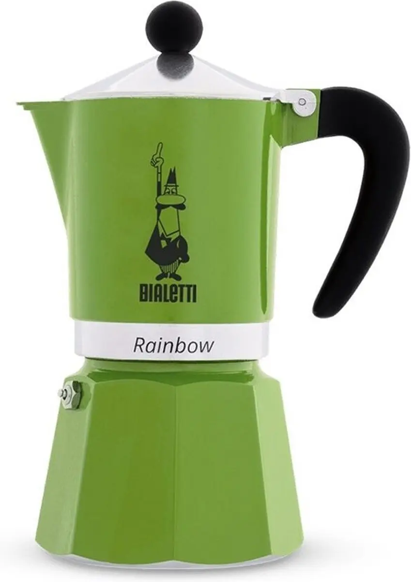 Bialetti Rainbow Percolator 1 Kops - Groen - 60ml