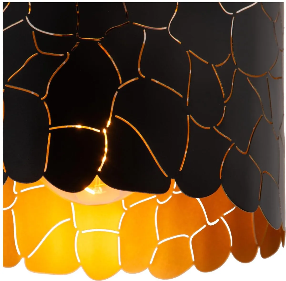 Lucide Almelo Plafondlamp Ø25,5cm - 1xE27 - Zwart