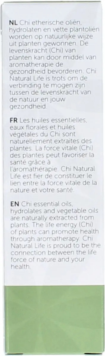 Chi Natural Life Patchouli Etherische Olie Bio 10ml - afbeelding 6 van 6