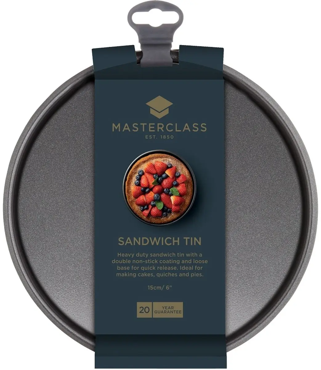 Masterclass Ronde Bakvorm 15cm - Losse Bodem - Grijs
