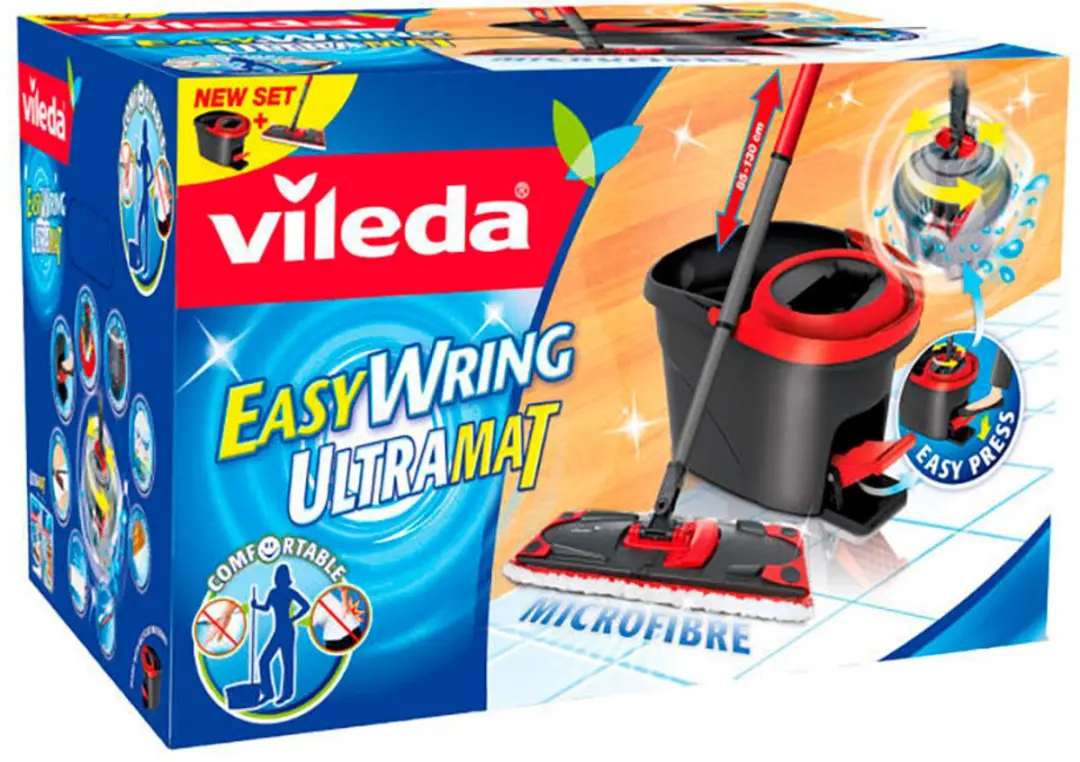 Vileda Ultramat Turbo Reinigingsysteem - Zwart