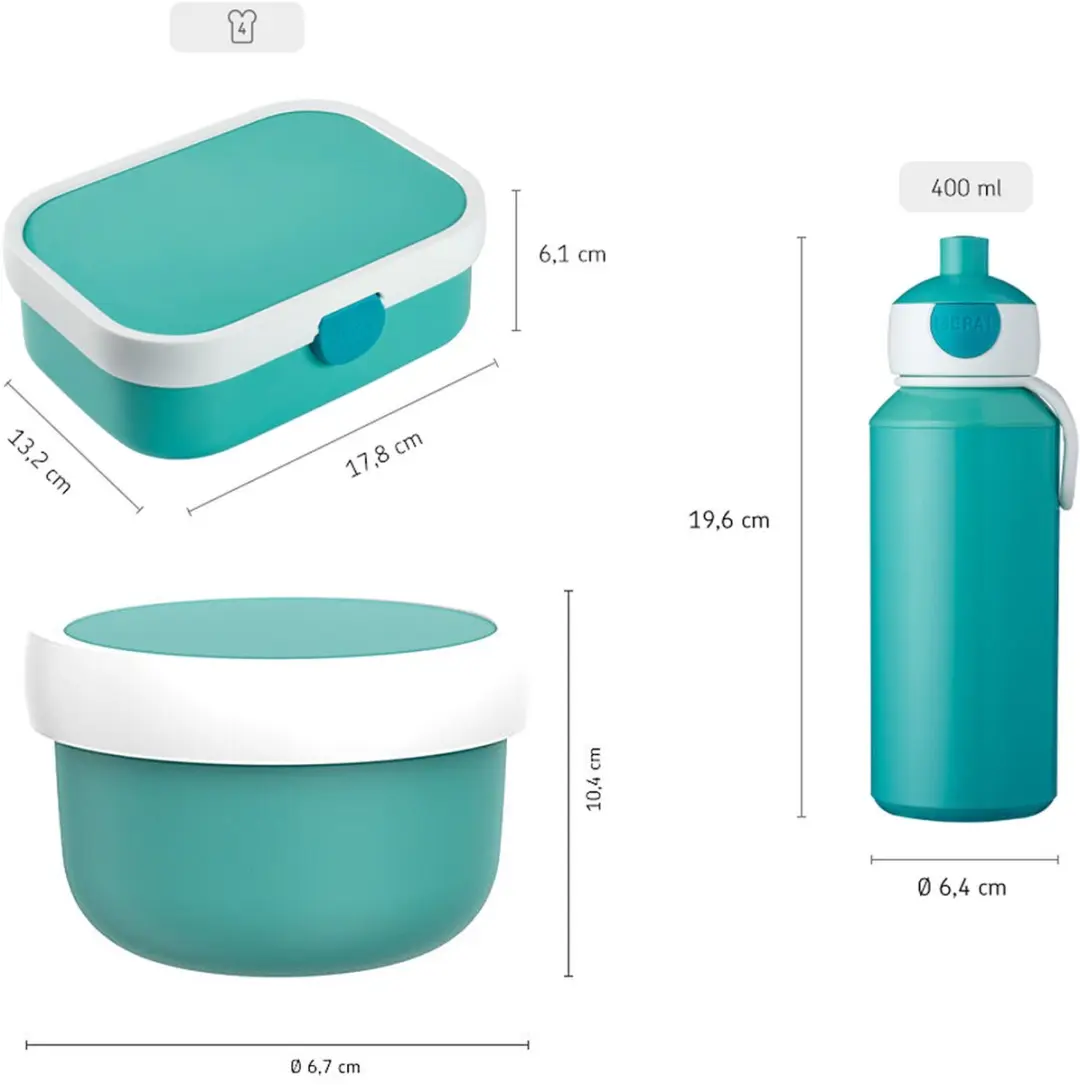 Mepal Campus Little Dutch Lunchset 1.45L - Fairy Wonders