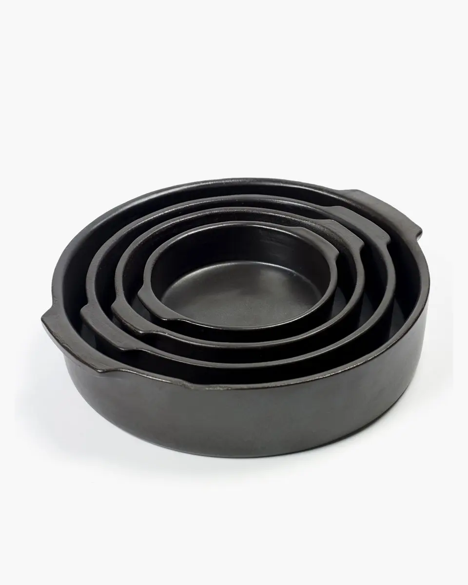 Serax Pascale Naessens Pure Oven-Serveerschaal M - 870ml - Zwart